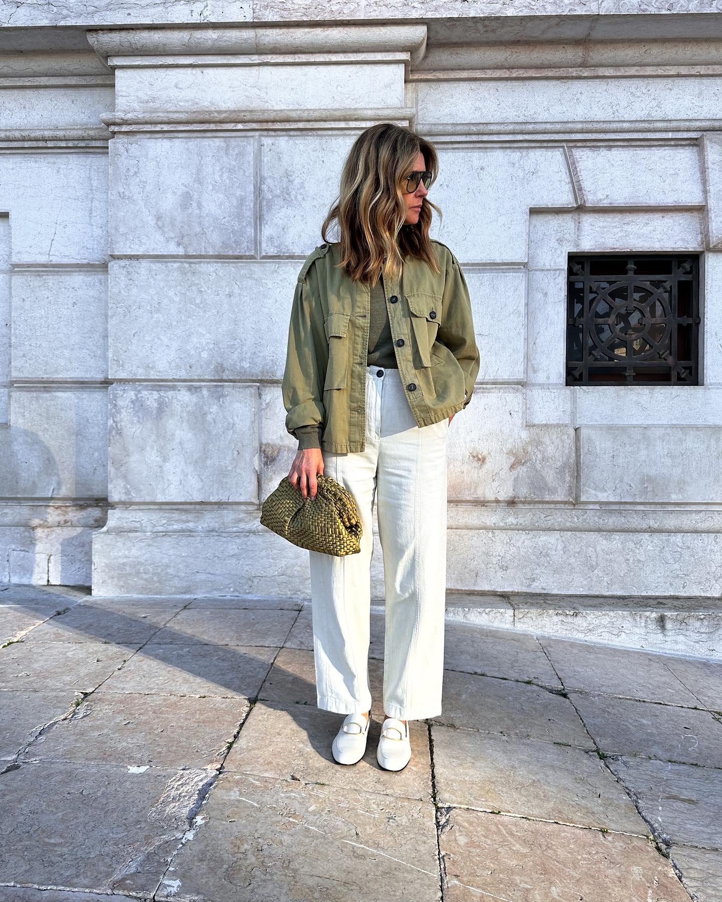 Off-White Tomboy Chic Loafers - Lachoix