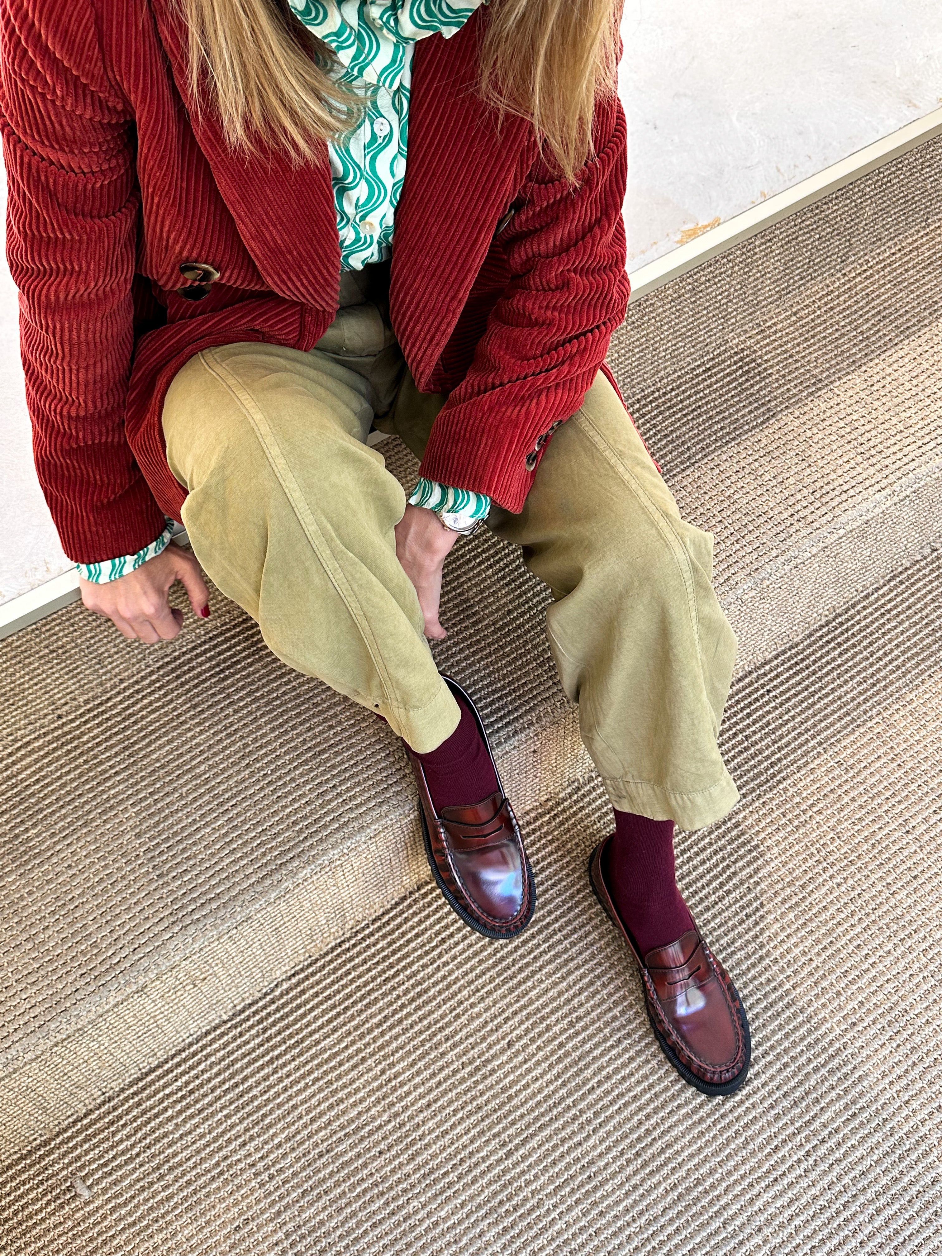 Bordeaux Penny Chunky Loafer - Lachoix