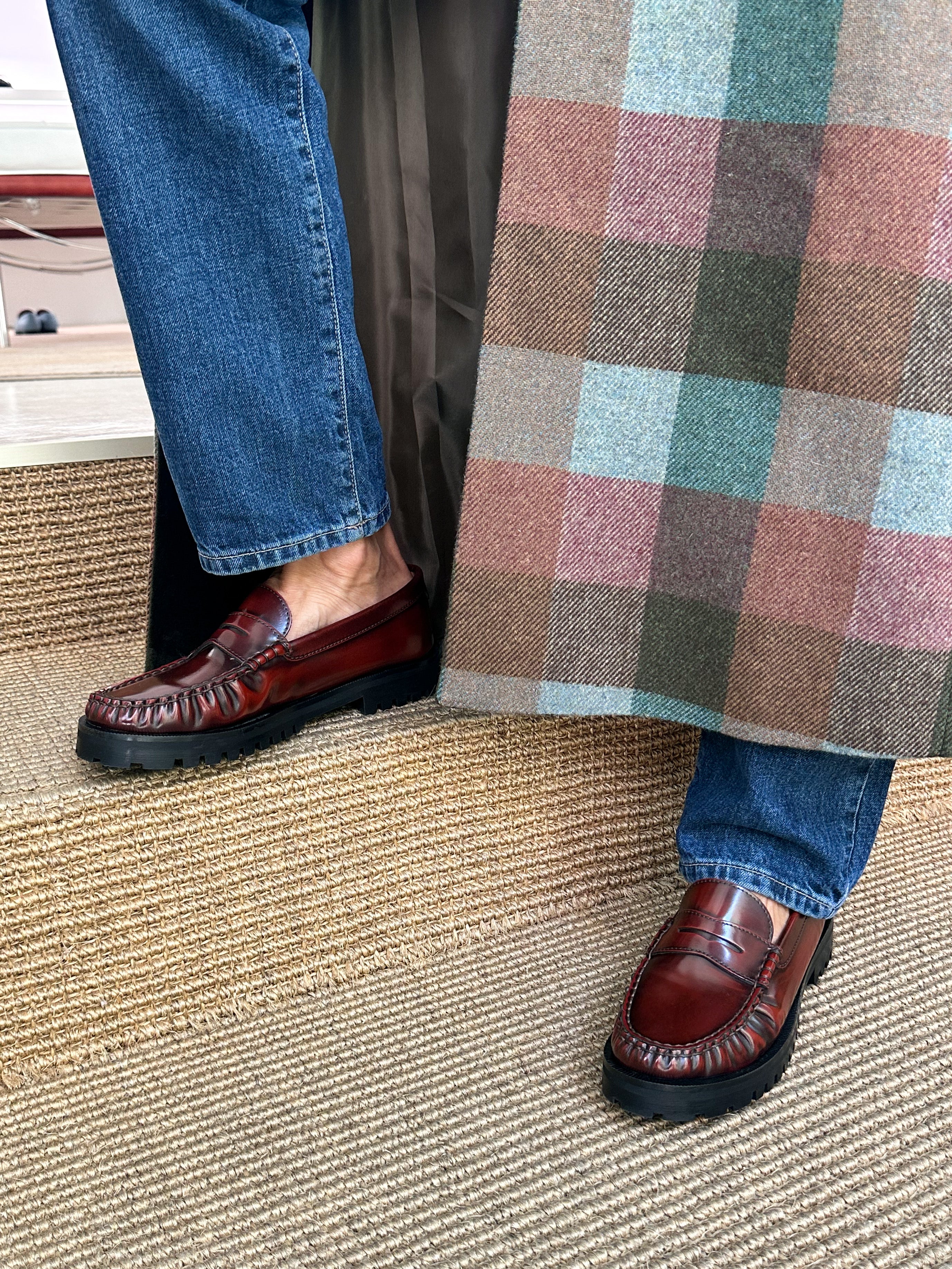 Bordeaux Penny Chunky Loafer - Lachoix