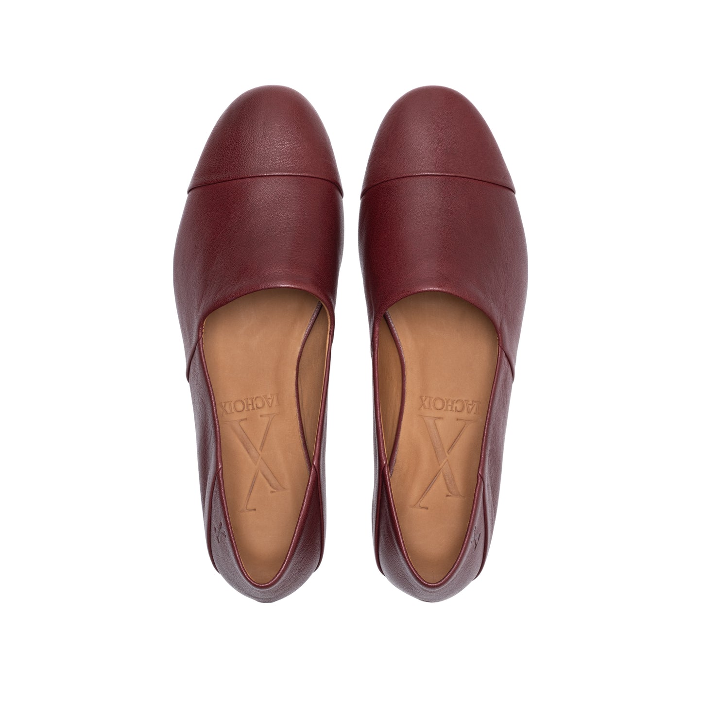 Red Blood Leather Slip-On