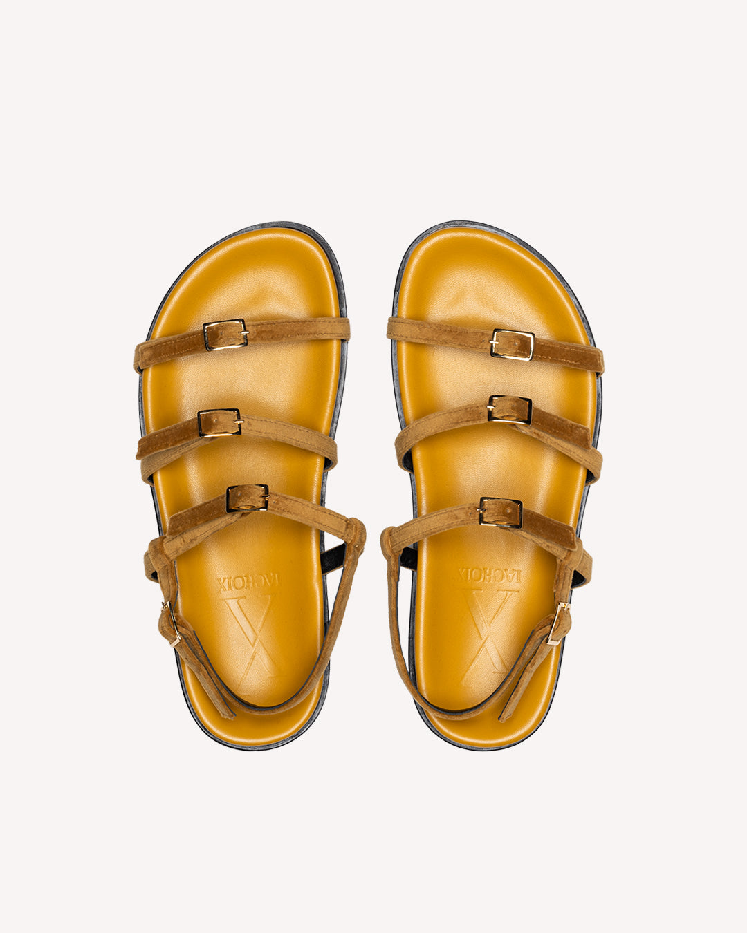 Ella Sandal Mustard – Lachoix