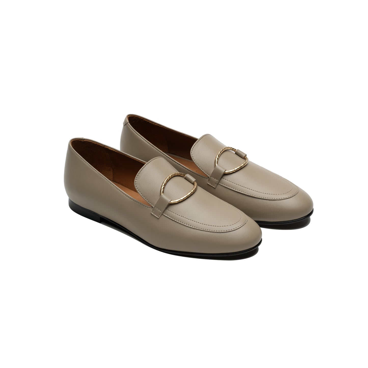 Tomboy Chic Loafer Taupe 