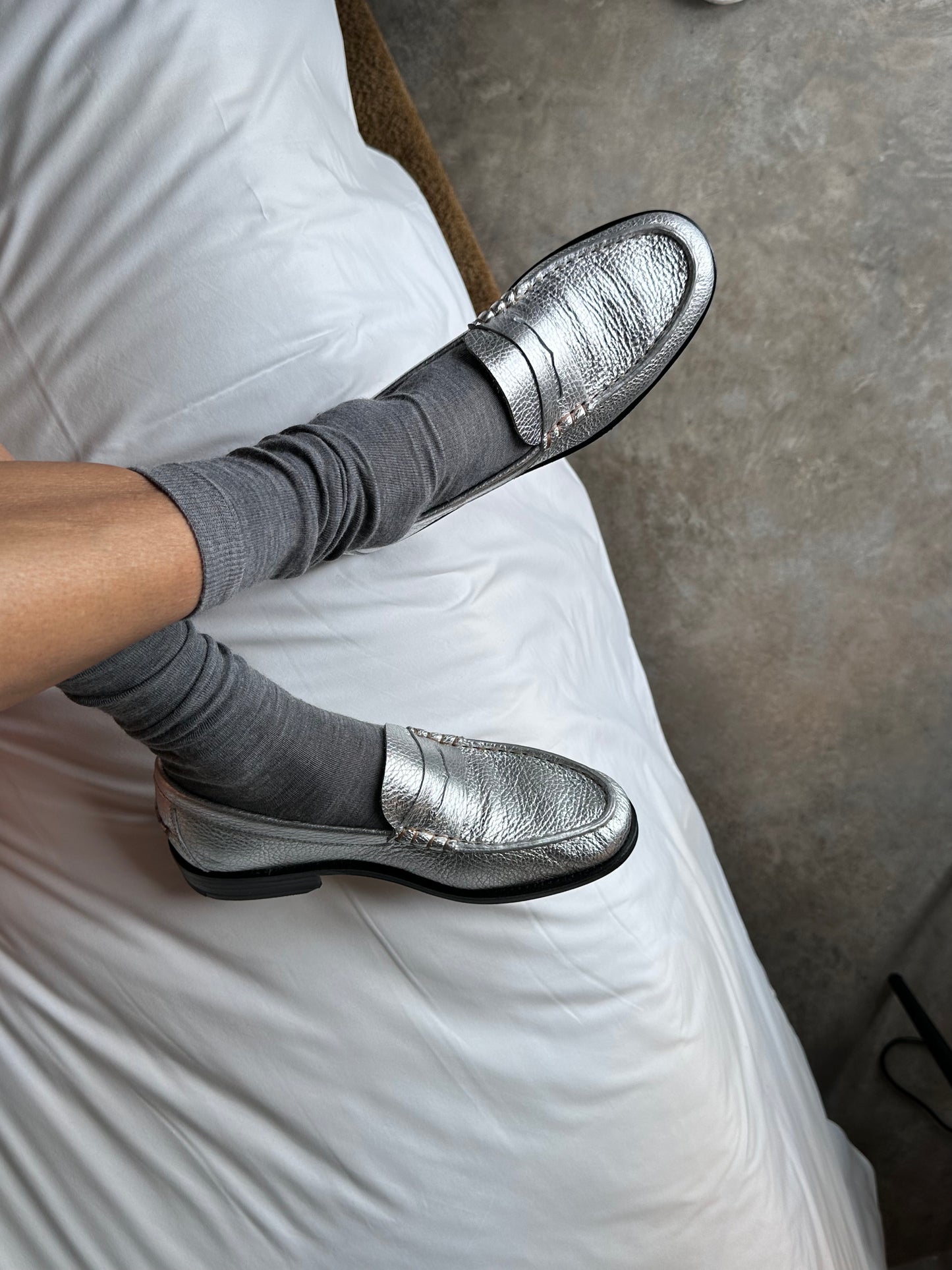 Penny Loafer Silver