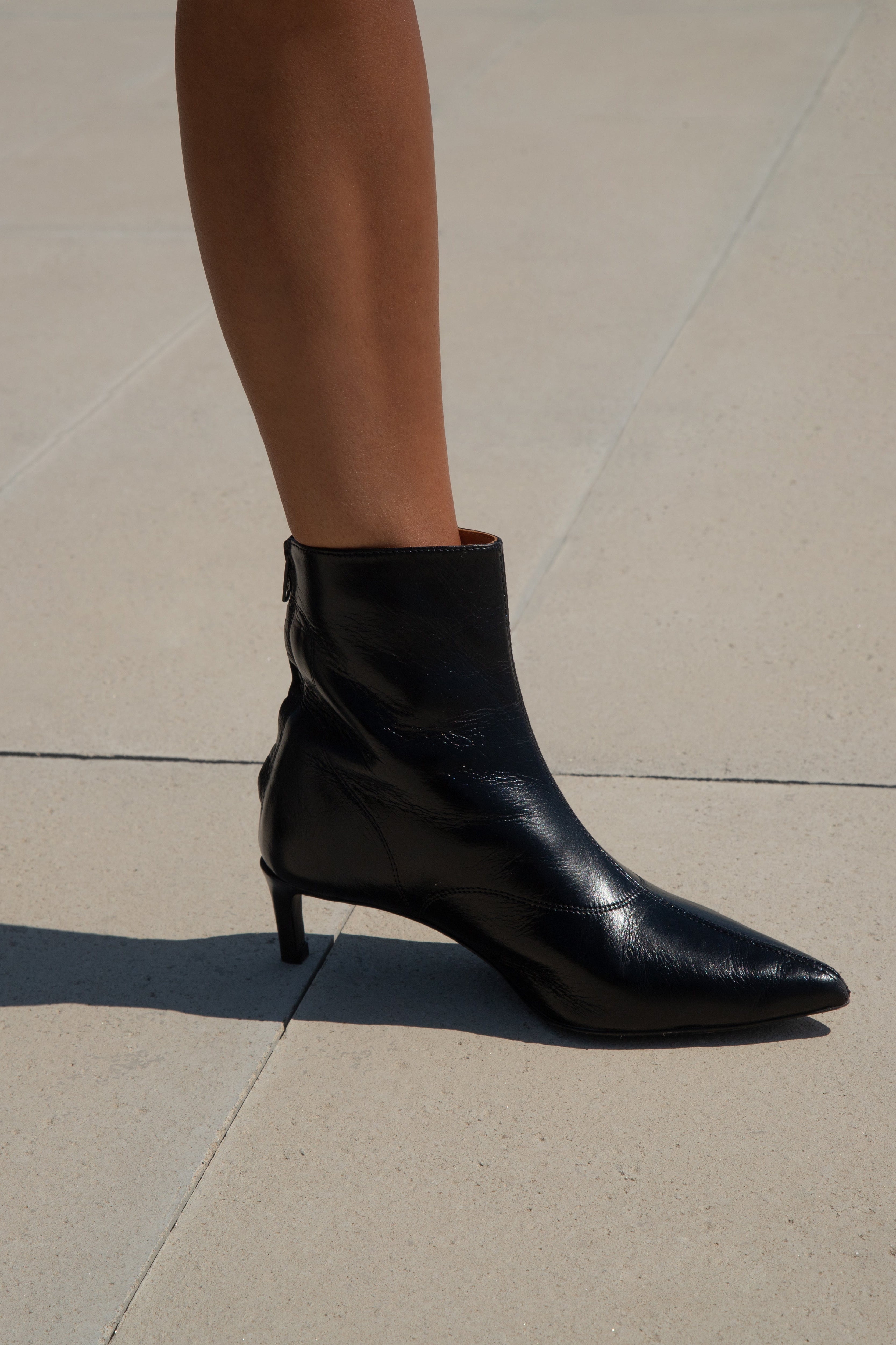 Mila Ankle Boots Black – Lachoix - Main Image