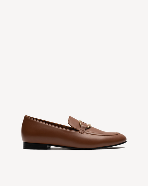 Loossemble ヘジュ　ポラロイド Cognac Tomboy Chic Loafers – Lachoix
