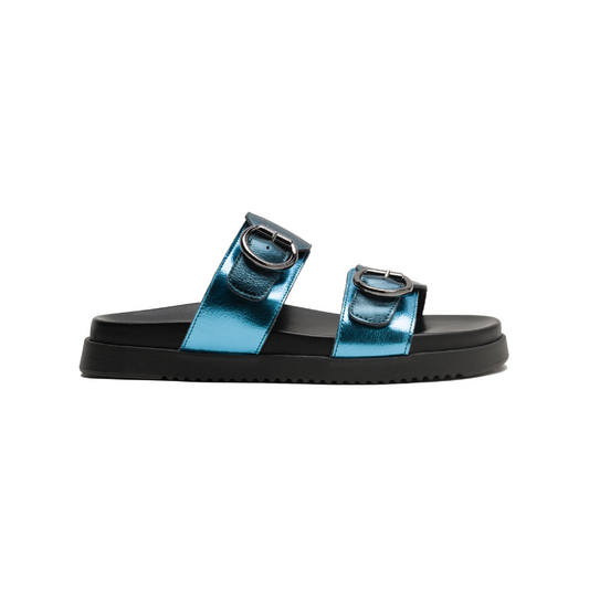 Two Toned Sandals Blue