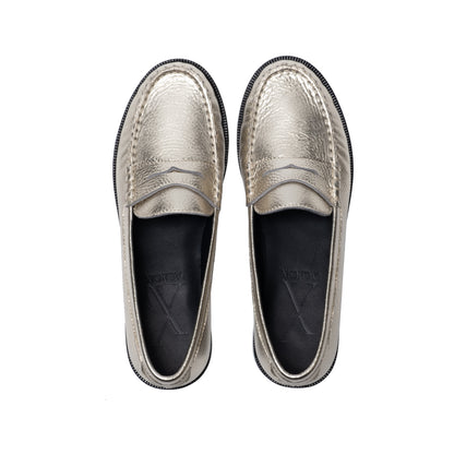 Penny Loafer in Champagne